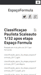 Mobile Screenshot of espacoformula.com